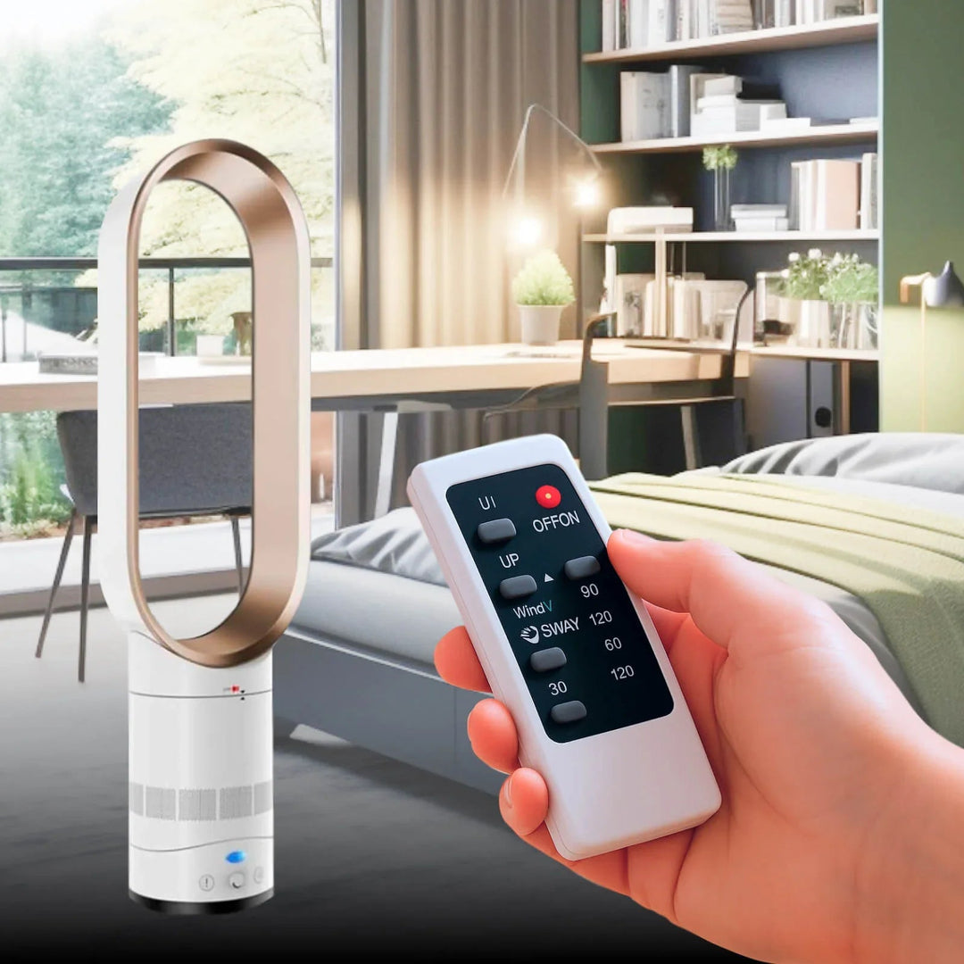 16 Inch Bladeless Fan - Remote Control - Modern Design