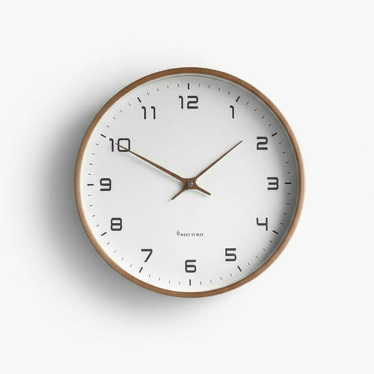 Wooden Wall Clock - Minimalist Design - Silent Movement