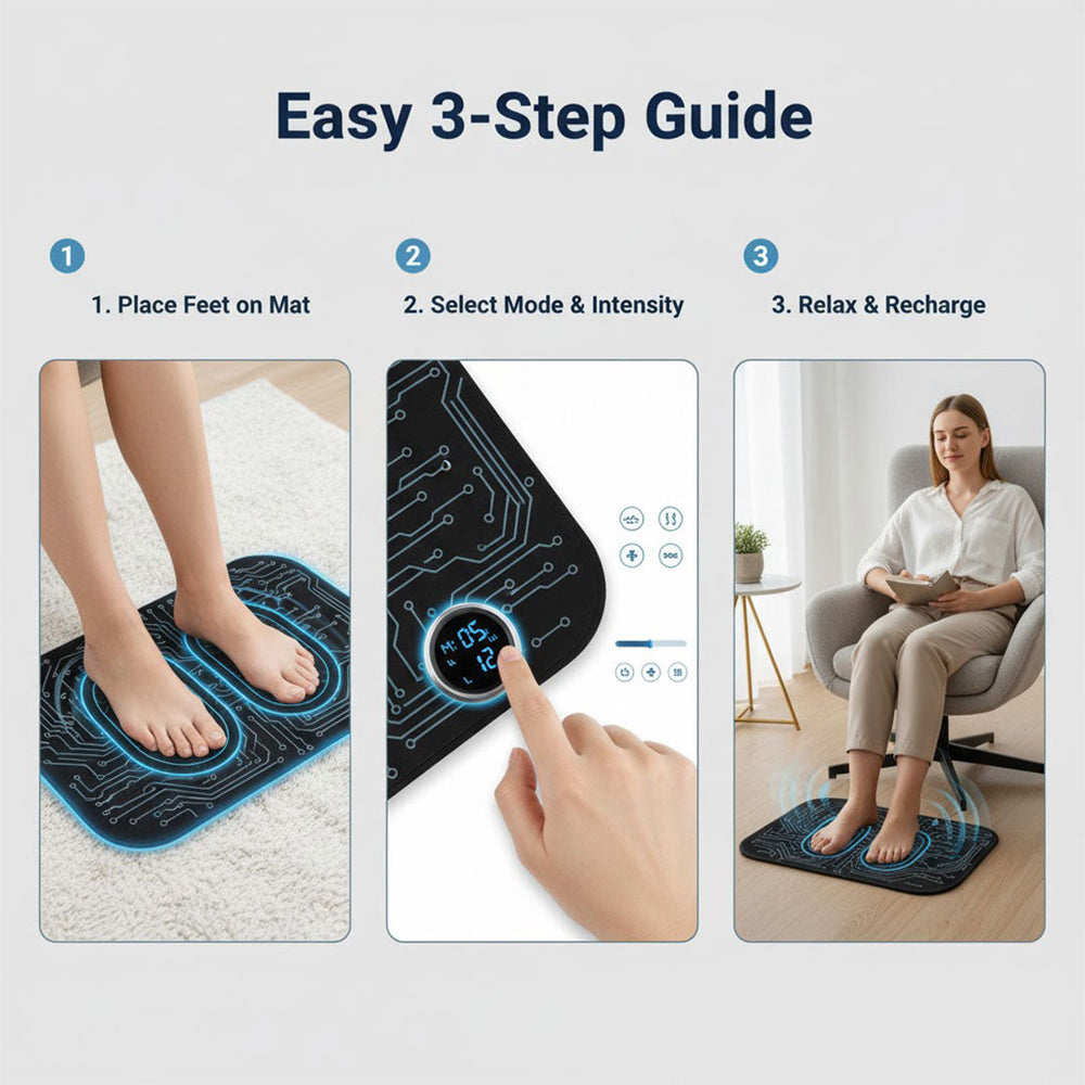Foot Massager - Rechargeable Design - Heated Function