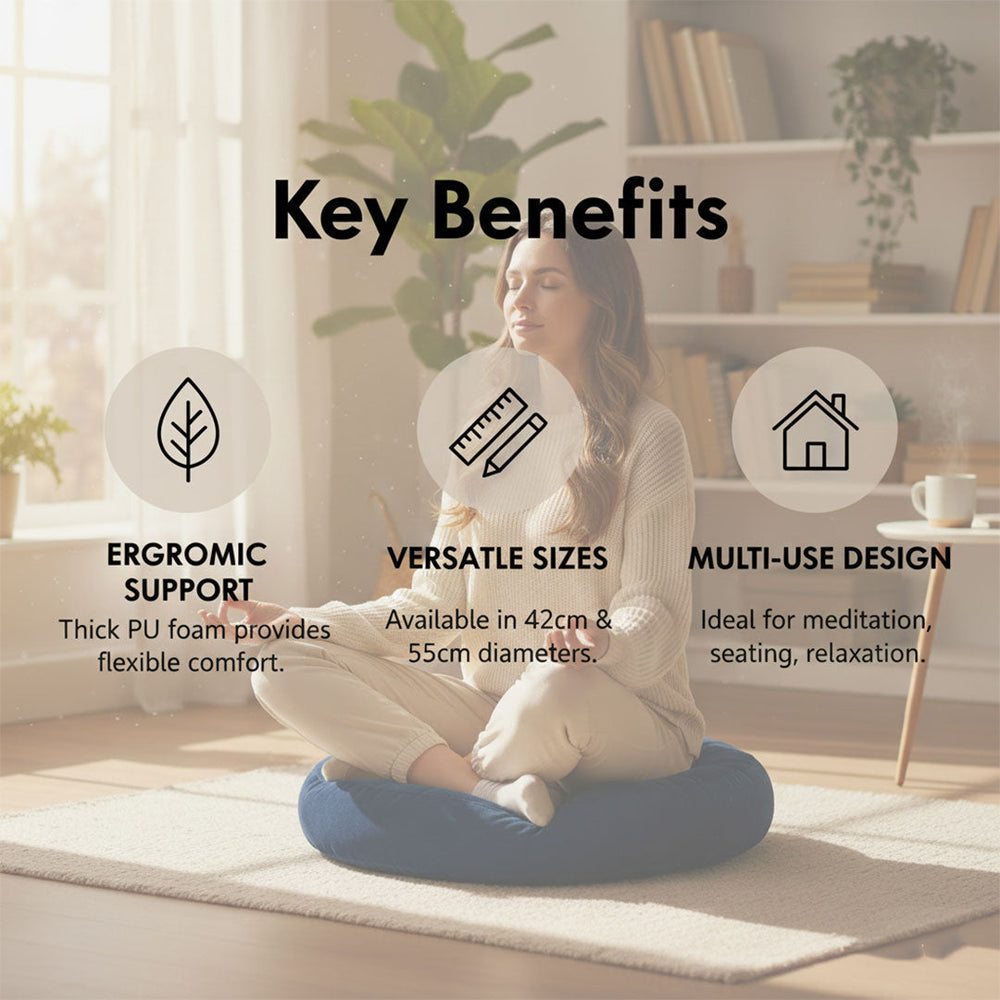 Japanese Floor Cushion - Futon Style - PU Foam