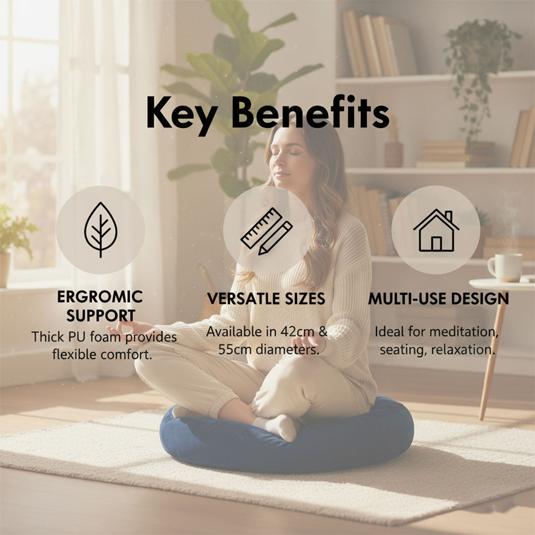 Japanese Floor Cushion - Futon Style - PU Foam