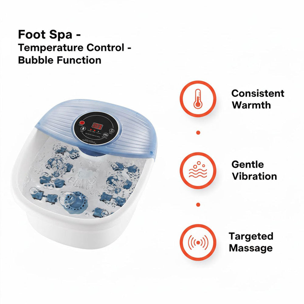Foot Spa - Temperature Control - Bubble Function
