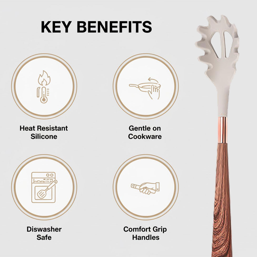 Cooking Utensil Set - Silicone Tools - Kitchen Accessory