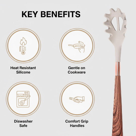 Cooking Utensil Set - Silicone Tools - Kitchen Accessory