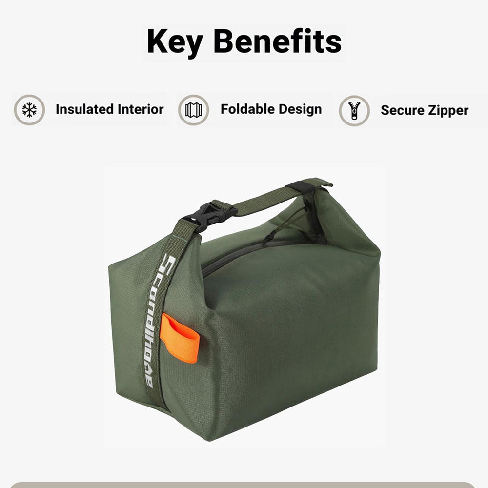 Lunch Bag - Insulated Design - Foldable Structure