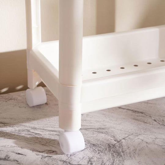 Kitchen Storage Rack with Wheels and 3 Tiers