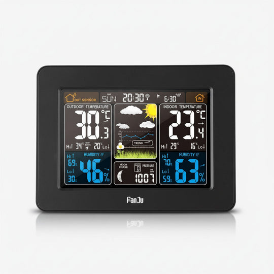 Wireless Weather Station - Indoor and Outdoor Use - LCD Display