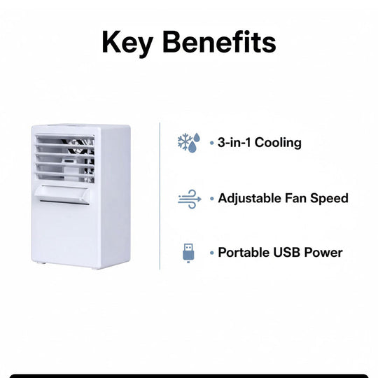 Mini Air Cooler - USB Powered - Portable Design