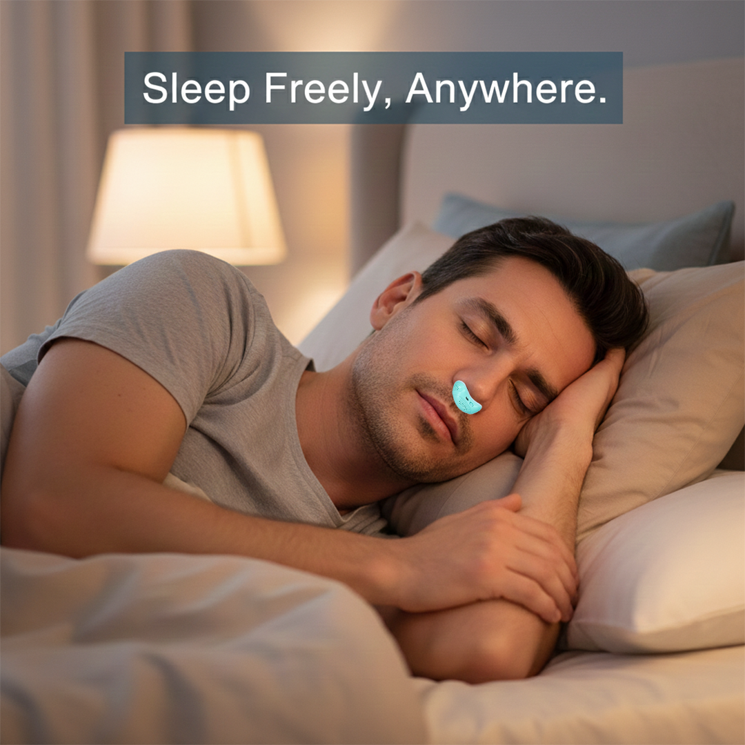 Anti-Snoring Device with Micro Ventilation and Travel Design