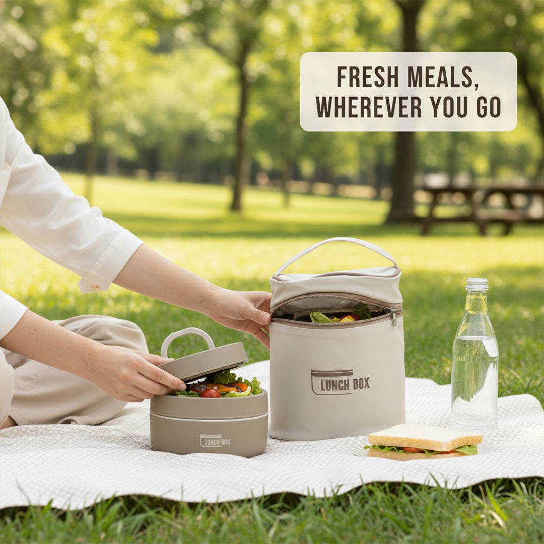 Lunch Box Set - Stainless Steel - Multi-Container