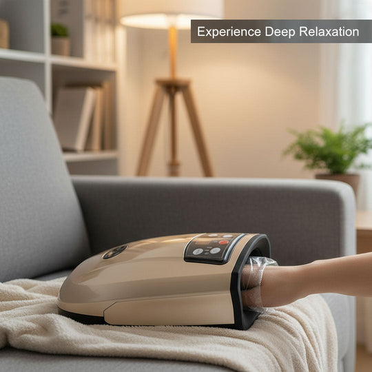 Hand Massager - Air Compression - Finger and Palm Massage Device