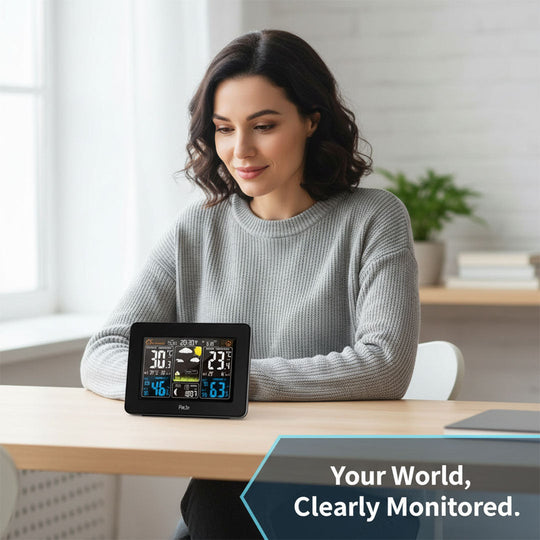 Wireless Weather Station - Indoor and Outdoor Use - LCD Display