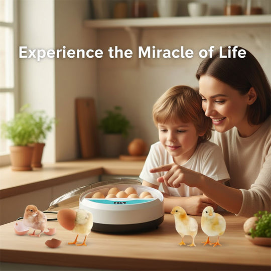 Automatic Egg Incubator - LED Display - Temperature Control