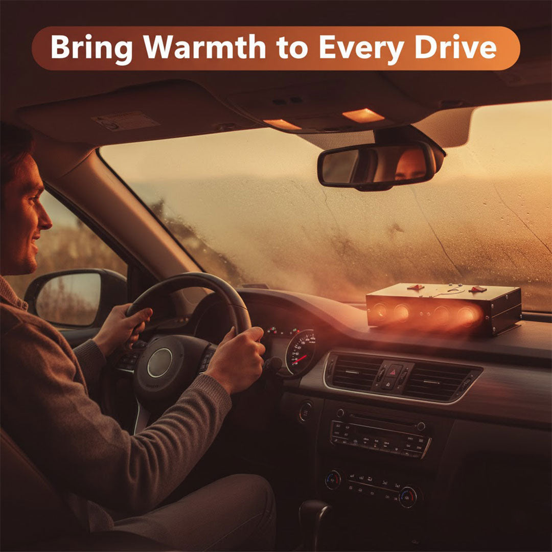 500W Car Heater - Compact Design - Quick Heating
