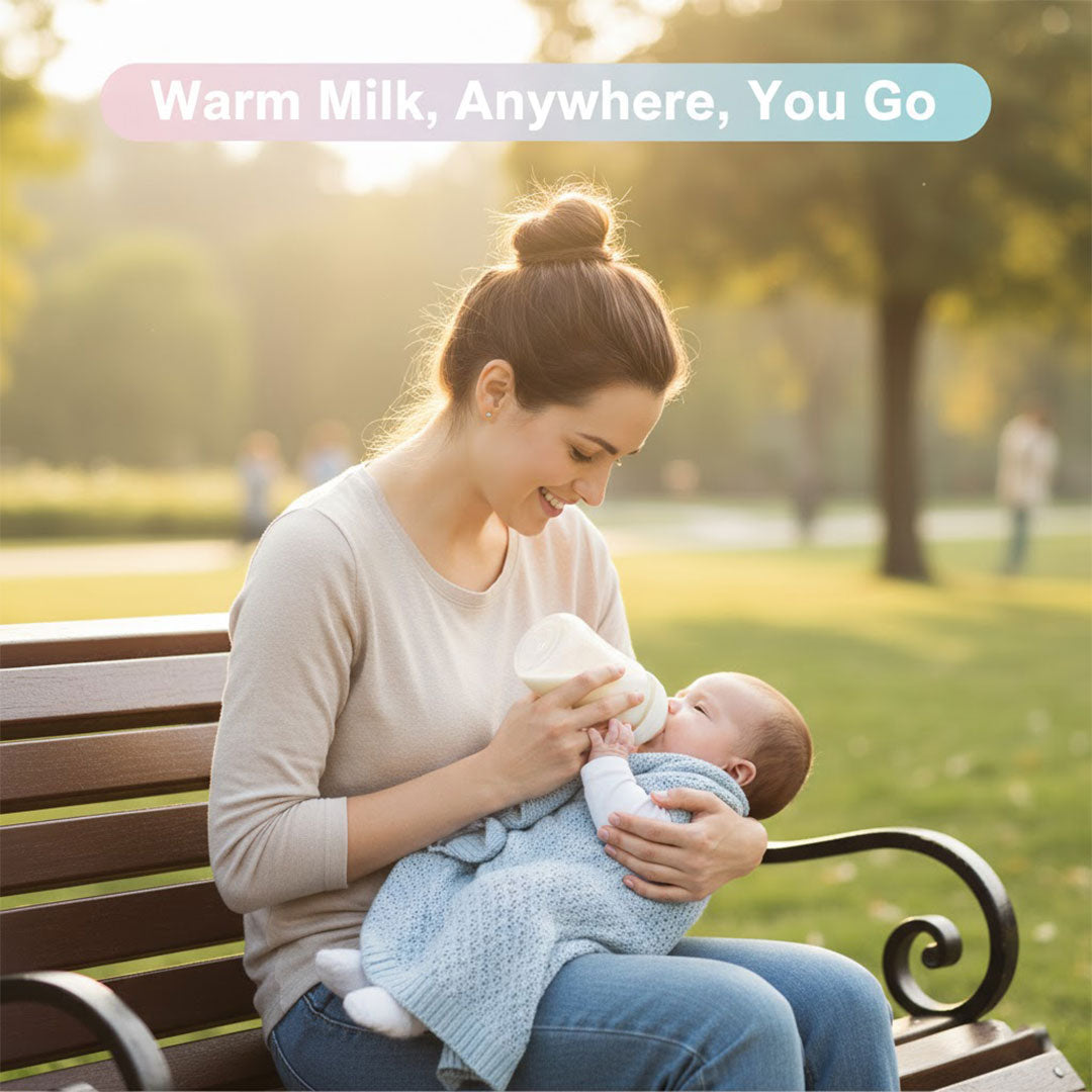 Baby Bottle Warmer - Portable - Digital Display