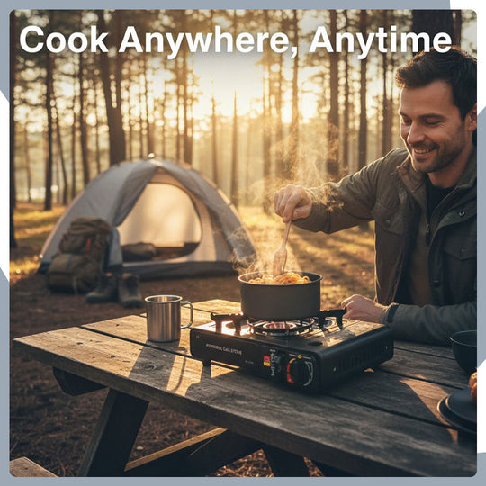 Camping Gas Stove - Portable Design - 2100W Power