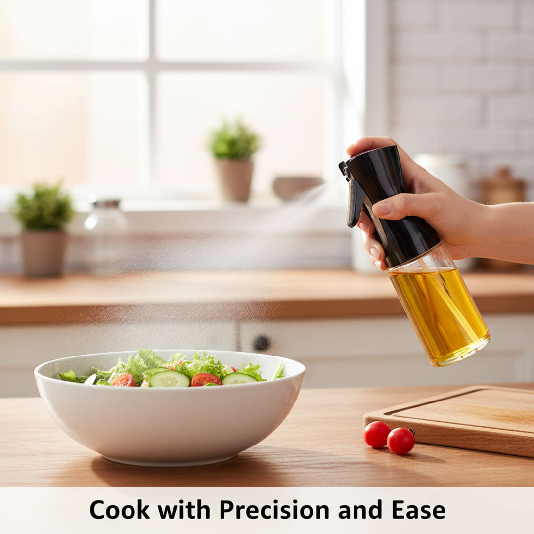 Refillable Oil Spray Bottle - Kitchen Tool - Precision Mist