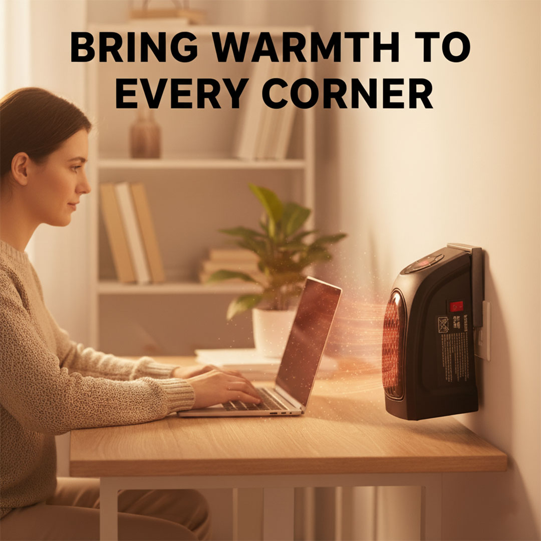 Portable Heater - Electric Fan - Wall Mount