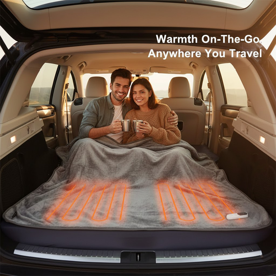 Electric Car Blanket with Portable Design and Travel Use