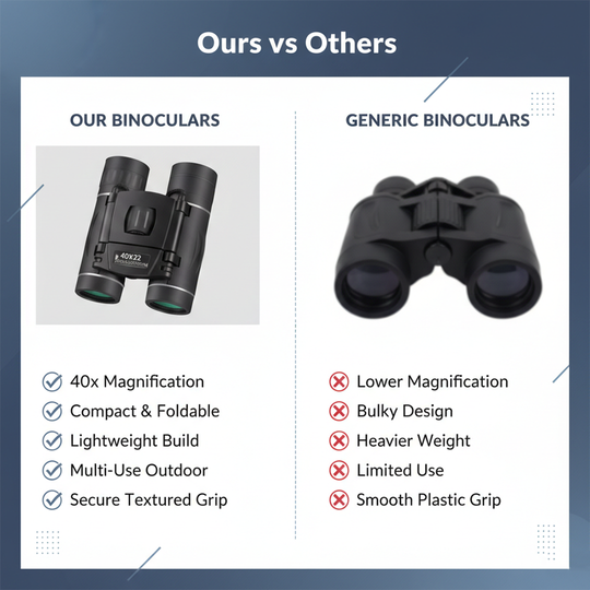 Binoculars with Compact Design and Outdoor Viewing