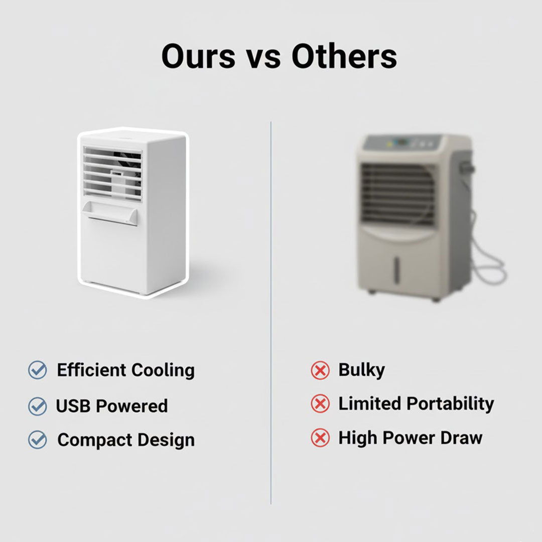 Mini Air Cooler - USB Powered - Portable Design