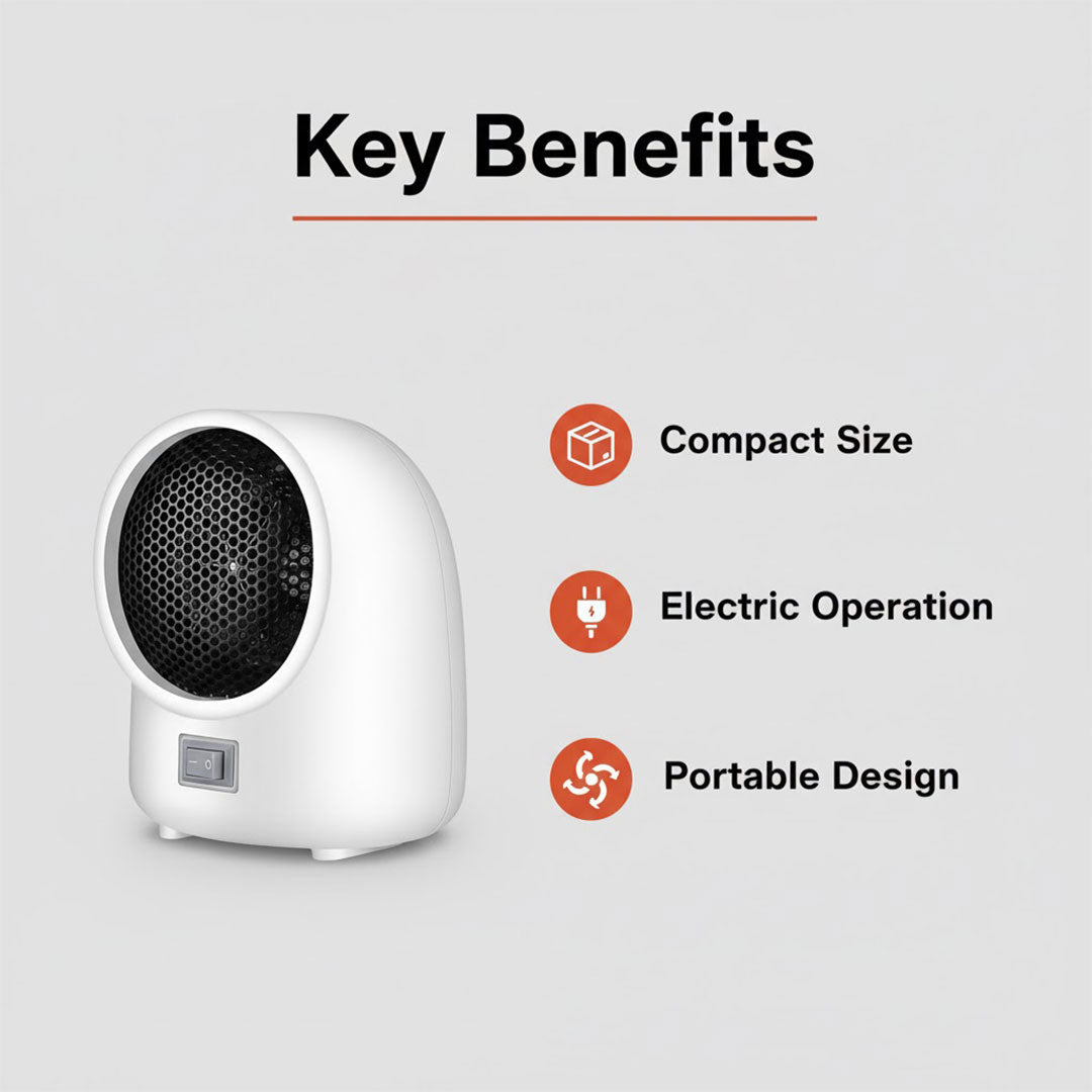 Mini Heater - Electric Portable - Home Appliance