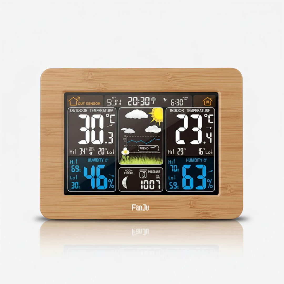 Wireless Weather Station - Indoor and Outdoor Use - LCD Display