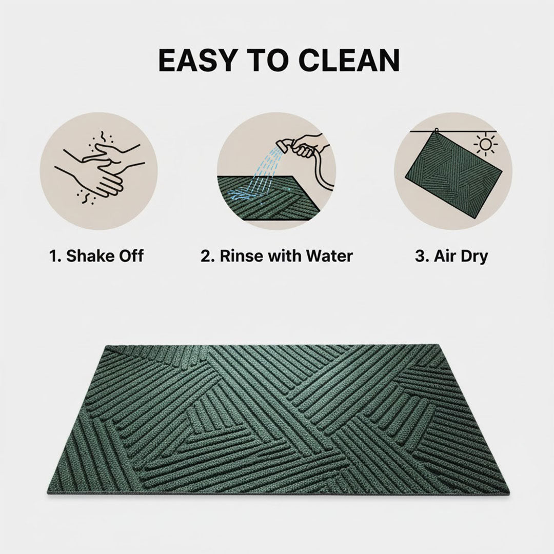 Non-Slip Door Mat - Heavy-Duty Grip - Indoor/Outdoor Use