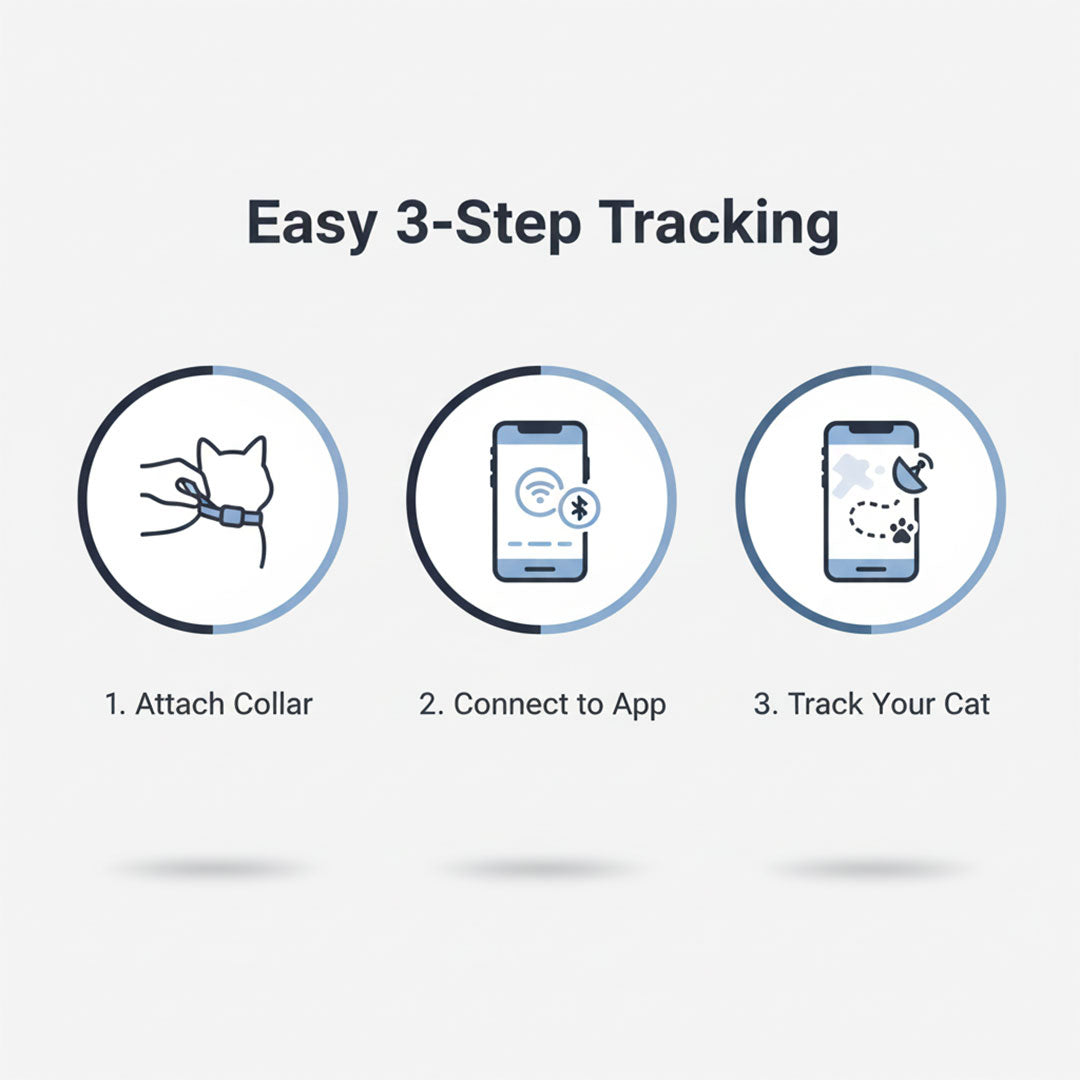 GPS Cat Collar - Real-Time Tracking - Satellite Technology