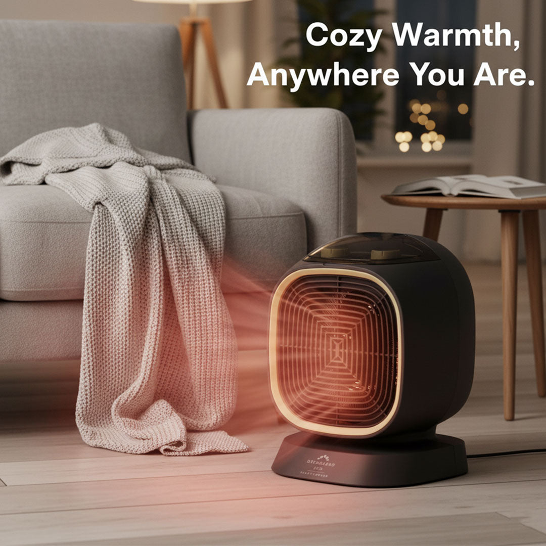 Low-Energy Fan Heater - Efficient Heating - Cooling Function