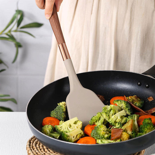 Cooking Utensil Set - Silicone Tools - Kitchen Accessory