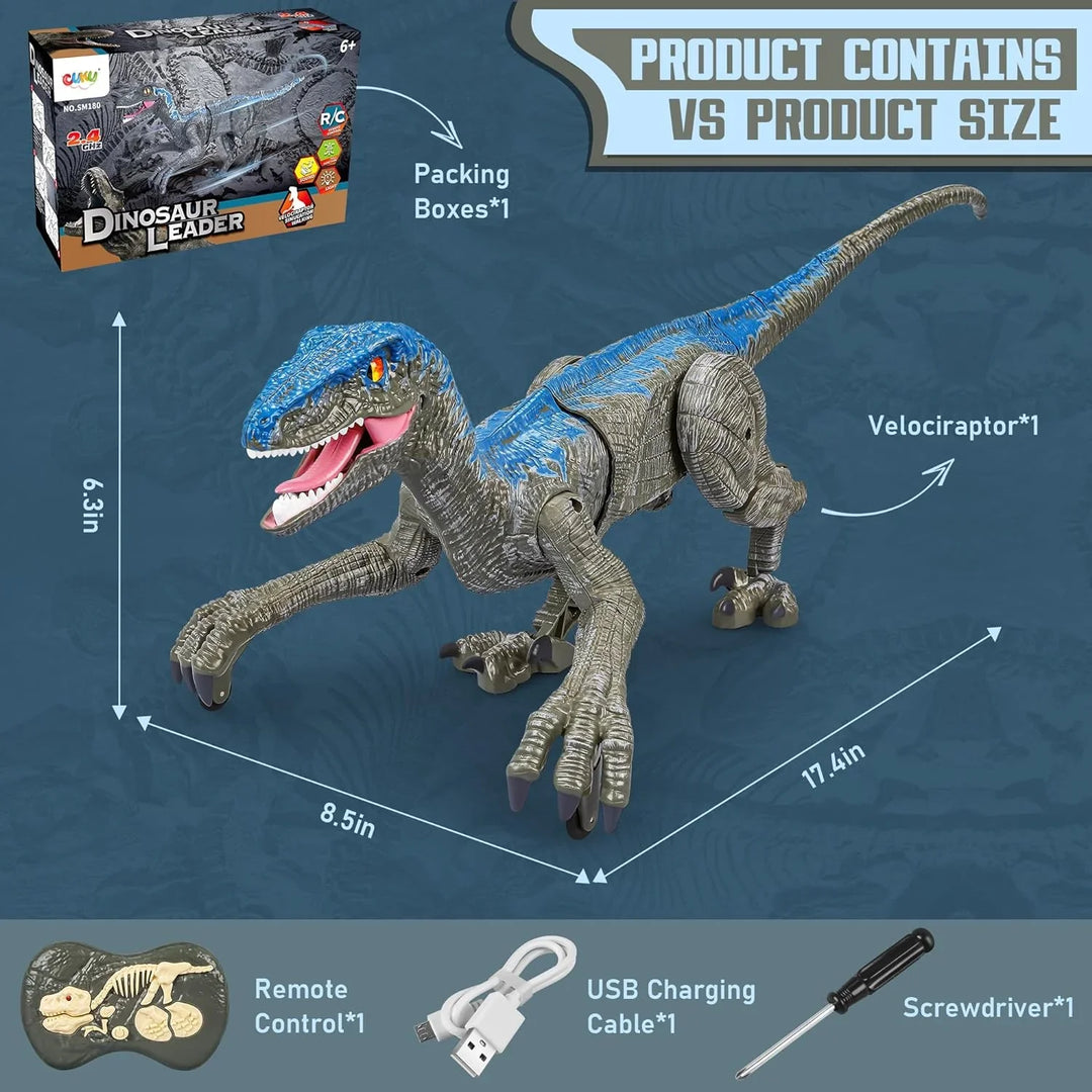 Dinosaur Toy with Remote Control and Sounds