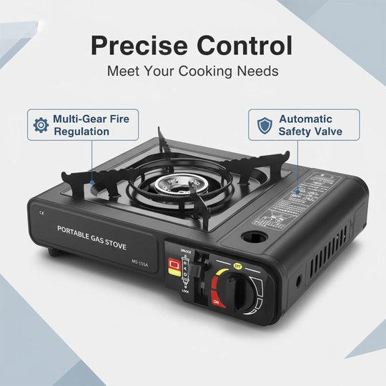 Camping Gas Stove - Portable Design - 2100W Power