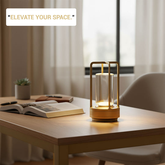 Cordless LED Lamp - Metal Design - Touch Control