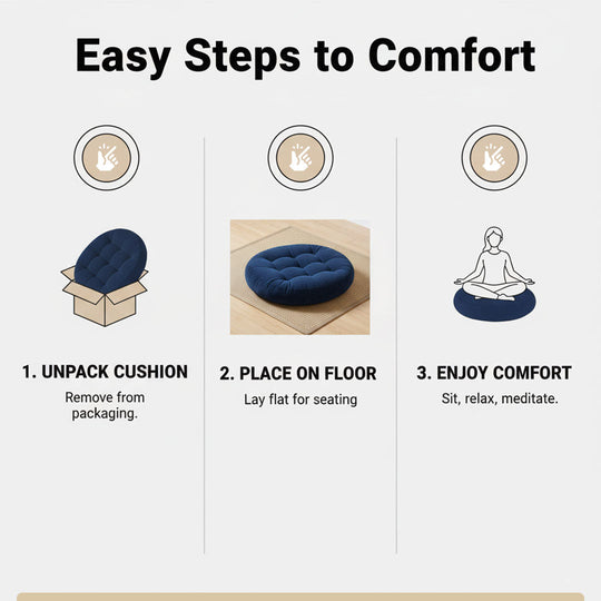 Japanese Floor Cushion - Futon Style - PU Foam