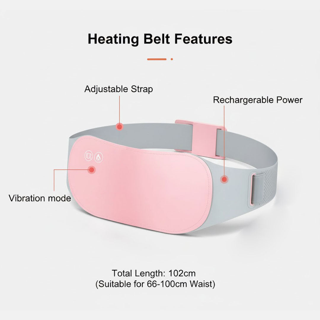Heating Belt - Adjustable Temperature - Rechargeable Design