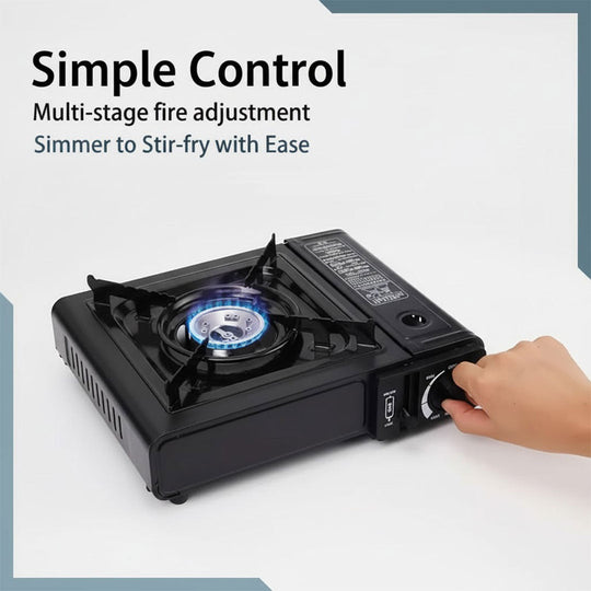 Camping Gas Stove - Portable Design - 2100W Power