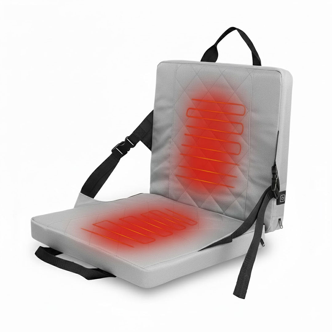 Foldable Heated Seat Cushion - 3 Temperature Settings - USB Powered