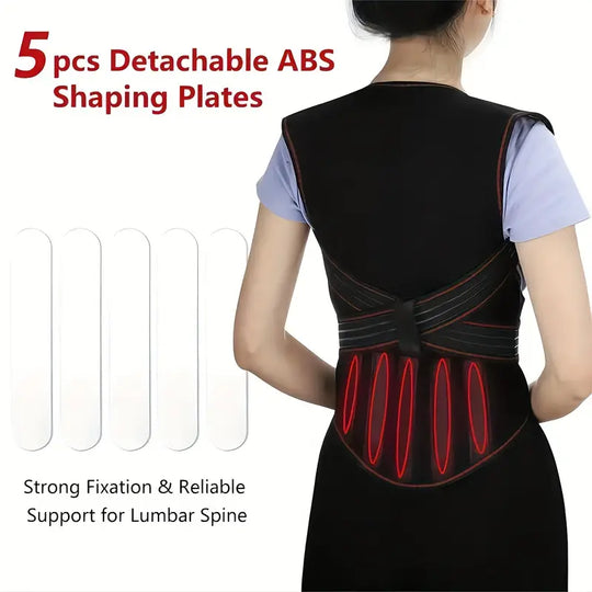 Back Support Belt - Magnetic Design - Adjustable Fit