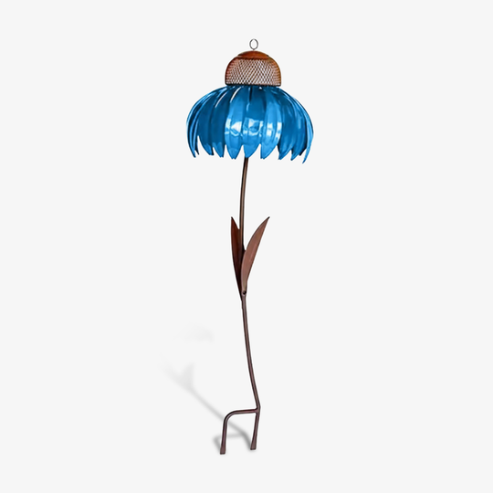 Bird Feeder with Coneflower Design and Outdoor Hanging