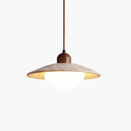 Pendant Lamp - Travertine Shade - G9 Socket - Luvonic