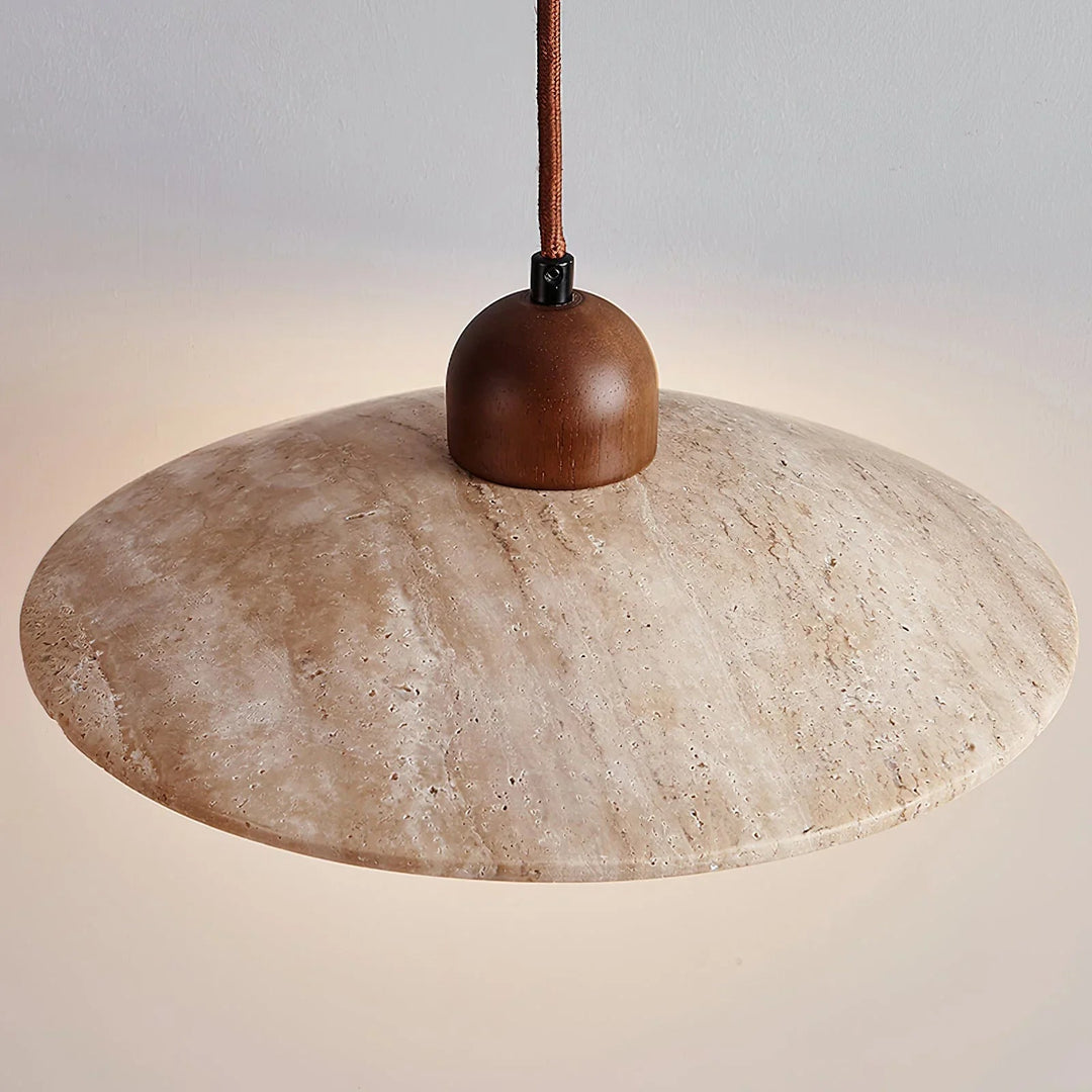 Pendant Lamp - Travertine Shade - G9 Socket - Luvonic