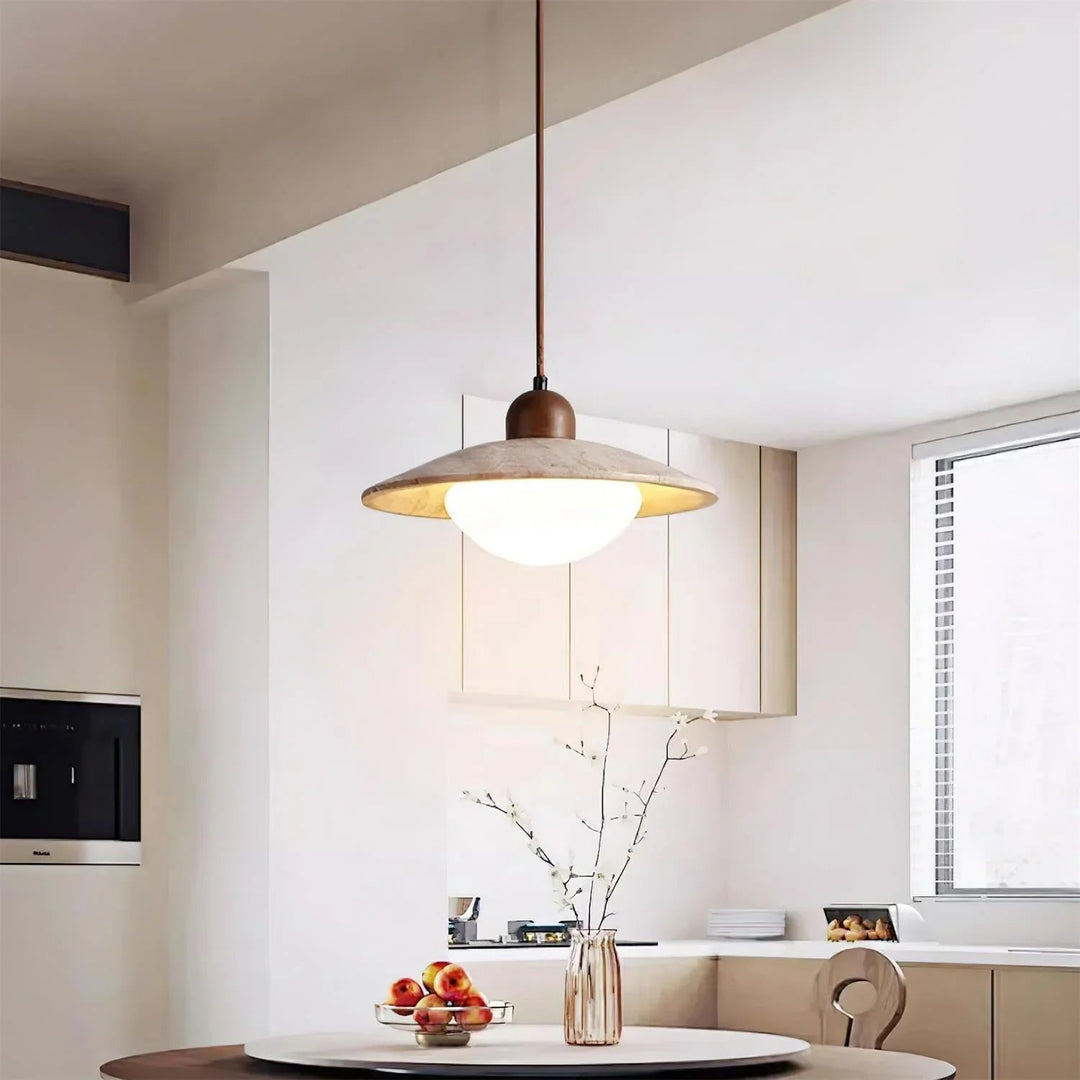 Pendant Lamp - Travertine Shade - G9 Socket - Luvonic