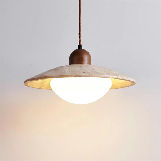 Pendant Lamp - Travertine Shade - G9 Socket - Luvonic
