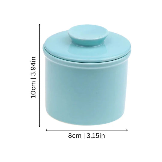 Butter Keeper - Ceramic Container - Water-Sealed Lid