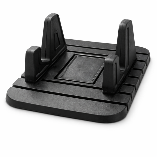 Car Phone Holder with Non-Slip Base and Dashboard Mount