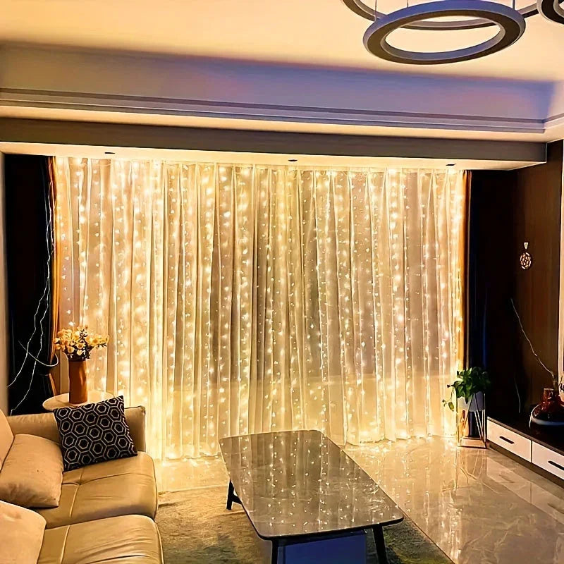 Fairy Light Curtain - USB LED - Remote Control