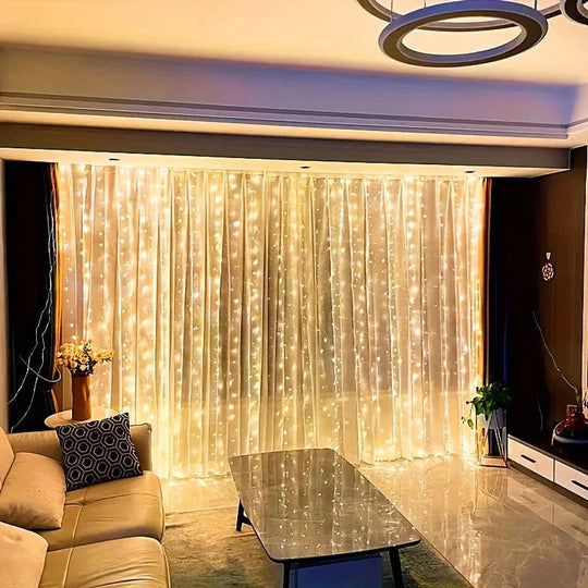 Fairy Light Curtain - USB LED - Remote Control