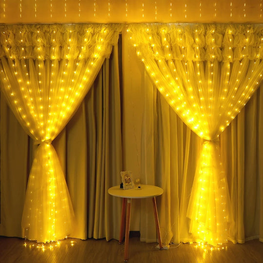 Fairy Light Curtain - USB LED - Remote Control