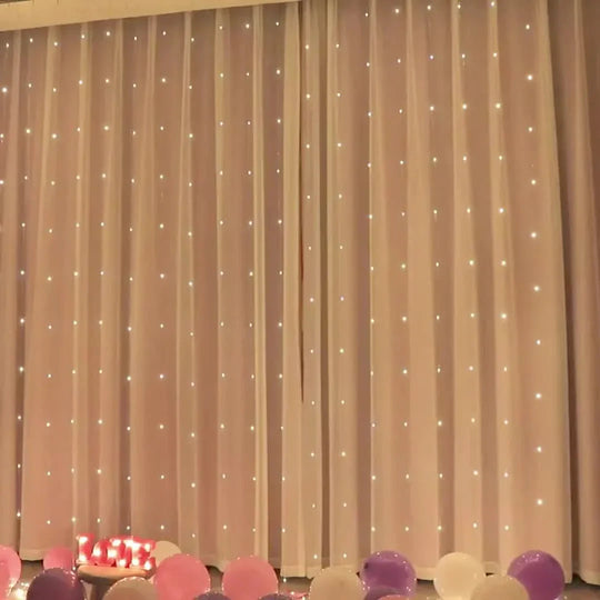 Fairy Light Curtain - USB LED - Remote Control